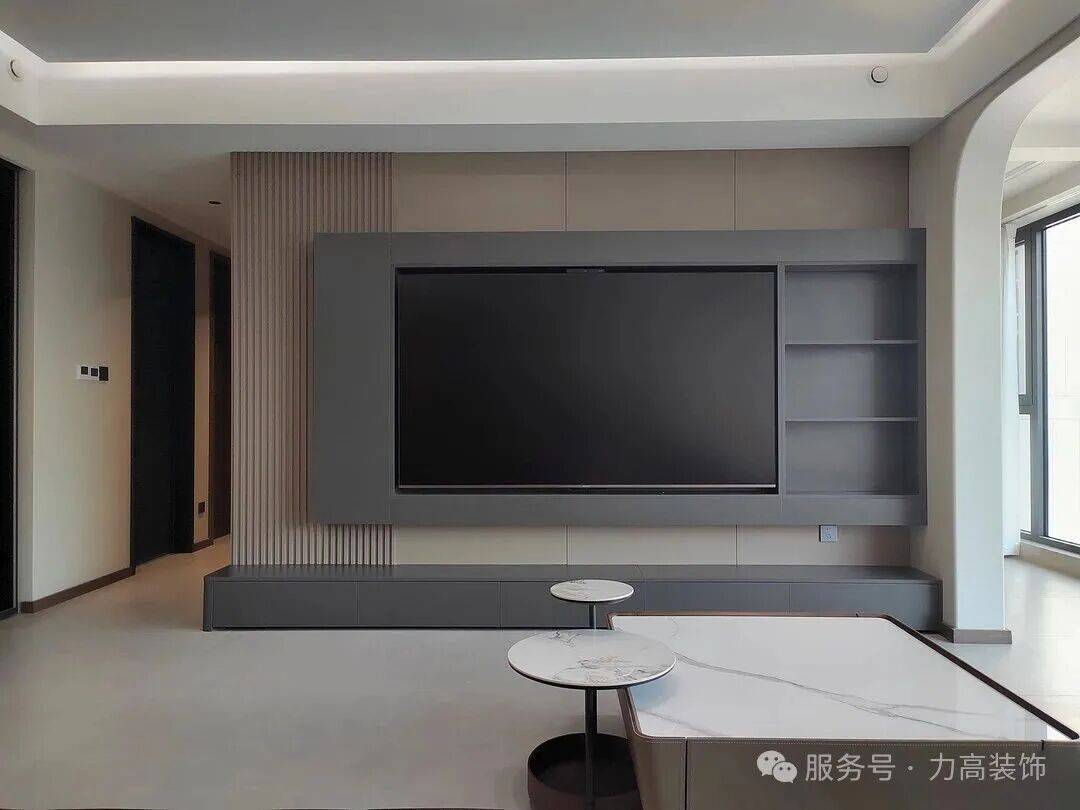 西宁现代简约装修实景｜低饱和灰调全屋定制，耐看实用效果图